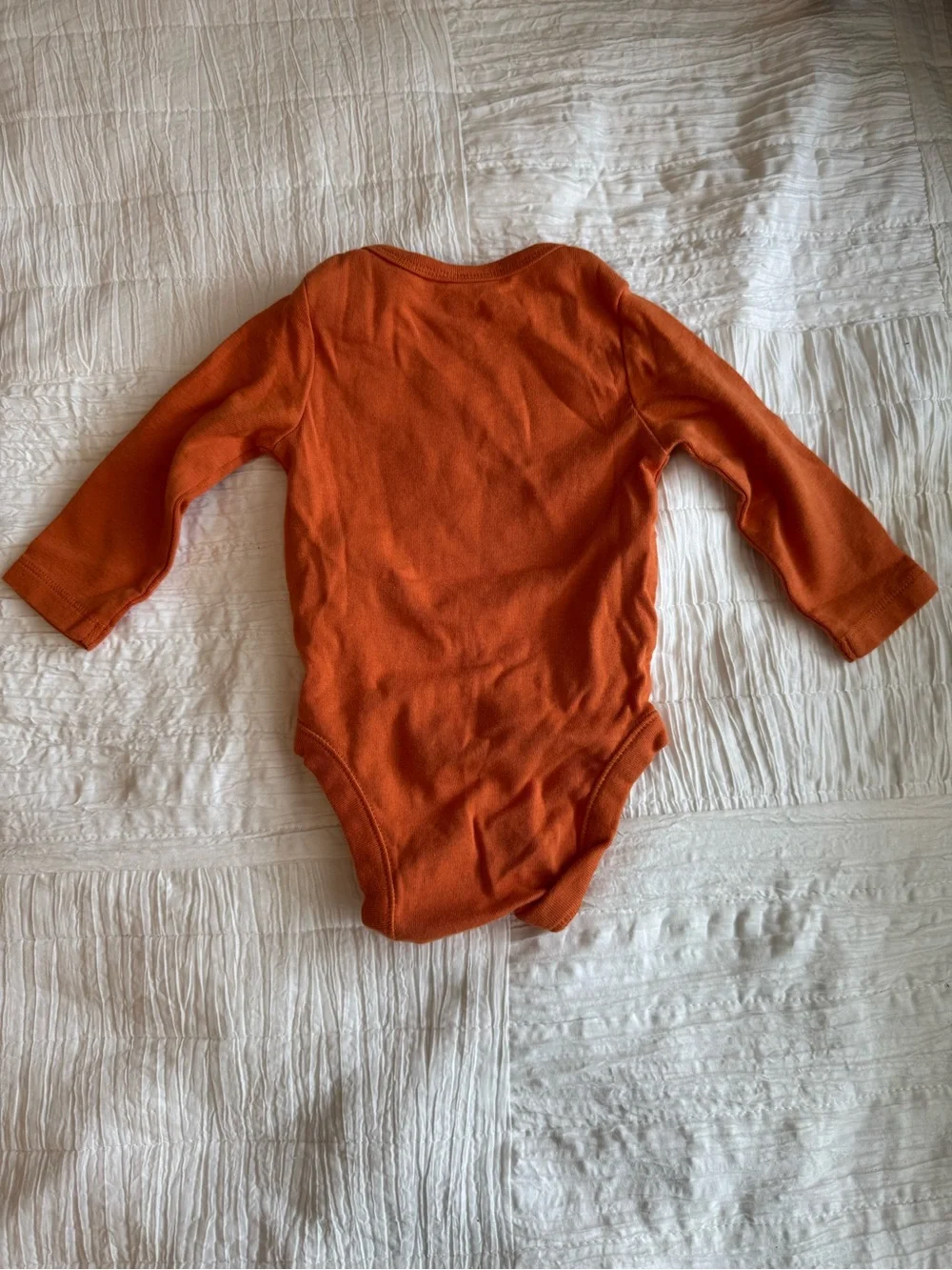 Baby Halloween Bodysuit One-Piece in Burnt Orange